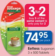 Eetless Suganon-3x500 Tablets Per Pack