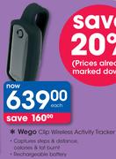 Wego Clip Wireless Activity Tracker