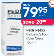 Pedi Relax Diabetic's Foot Care Cream-100ml