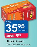 Black Forest 20 Laxative Teabags-Per Pack