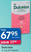 Dulcolax 5mg 40 Tablets-Per Pack
