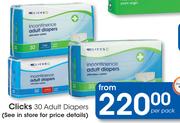 Clicks 30 Adult Diapers-Per Pack