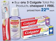 Colgate Total Pro Products-Each