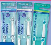 Clicks Deep Clean Flossing Or Sensitive Heads For Powerbrush-Per Pack