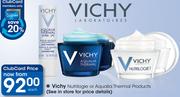 Vichy Nutrilogie Or Aqualia Thermal Products-Each