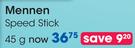 Mennen Speed Stick-45g Each