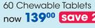 Caltrate Plus 60 Chewable Tablets