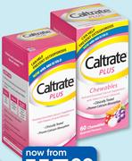 Caltrate Plus 60 Chewable Tablets