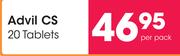 Advil CS 20 Tablets-Per Pack