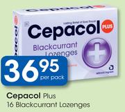 Cepacol Plus 16 Blackcurrant Lozenges-Per Pack