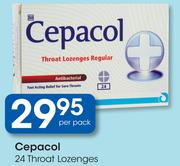 Cepacol 24 Throat Lozenges-Per Pack