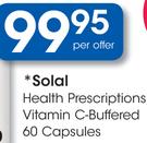 Solal Health Prescriptions Vitamin C-Buffered 60 Capsules-Per Offer