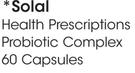 Solal Health Prescriptions Probiotic Complex 60 Capsules