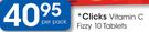 Clicks Vitamin C Fizzy 10 Tablets-Per Pack