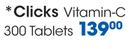 Clicks Vitamin-C 300 Tablets-Per Pack