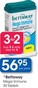 Bettaway Mega Immune 30 Tablets-Per Pack
