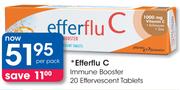 Efferflu C Immune Booster 20 Effervescent Tablets-Per Pack