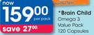 Brain Child Omega 3 Value Pack 120 Capsules-Per Pack