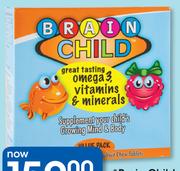 Brain Child Omega 3 Value Pack 120 Capsules-Per Pack