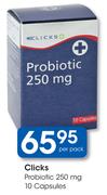 Clicks Probiotic 250Mg 10 Capsules-Per Pack