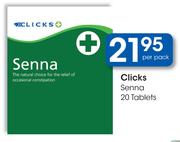Clicks Senna 20 Tablets-Per Pack