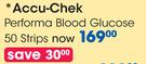 Accu-Chek Performa Blood Glucose Strips-50's  Per Pack