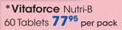 Vitaforce Nutri-B Tablets-60's Per Pack