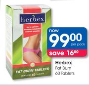 Herbex Fat Burn Tablets-60's Per Pack