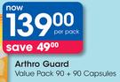Arthro Guard Value Pack 90+90 Capsules-Per Pack
