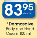 Dermasalve Body And Hand Cream-100ml