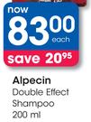 Alpecin Double Effect Shampoo-200ml Each