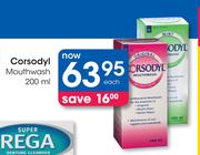 Corsodyl Mouthwash-200ml Each