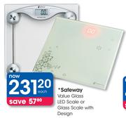 Safeway Value Glass LED Scale Or Glass Scale With Design-Each