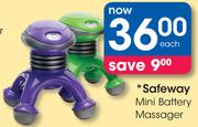 Safeway Mini Battery Massager-Each
