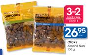 Clicks Almond Nuts-100g Each