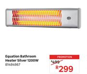 Equation Bathroom Heater Silver 1200W 81484867