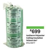 Isotherm Polyester Ceiling Insulation 145mm 6 Sqm 81423877