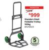 Standers Steel Foldable Trolley 100Kg 81470023