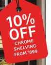 Chrome Shelving