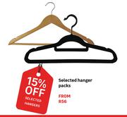 Selected Hanger Packs
