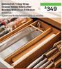 Delinia Foil/Cling Wrap Drawer Holder & Cutter Bamboo W20 x L44 x H6.5cm 81488587