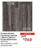 PG Bison Kitchen Counter Top Laminate L360cm x D60cm x H3.2cm Wood Fusion 81427035