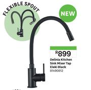 Delinia Kitchen Sink Mixer Tap Eleki Black 81490812