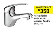 Nerea 35mm Basin Mixer Includes Pop Up 81410351