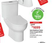 Solo Maldives Toilet Close Couple White (Get It Installed)-Per Toilet