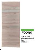 Exterior Door Saligna Horizontal Slats 81493549