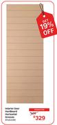 Interior Door Hardboard Horizontal Grooves 81463286