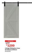 Cottage Sliding Barn Door Kit 910mm x 2100mm 81493528
