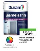 Duram 5L Enamel & Trim White 81417316