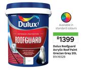 Dulux 20L Roofguard Acrylic Roof Paint Grecian Grey 81416528